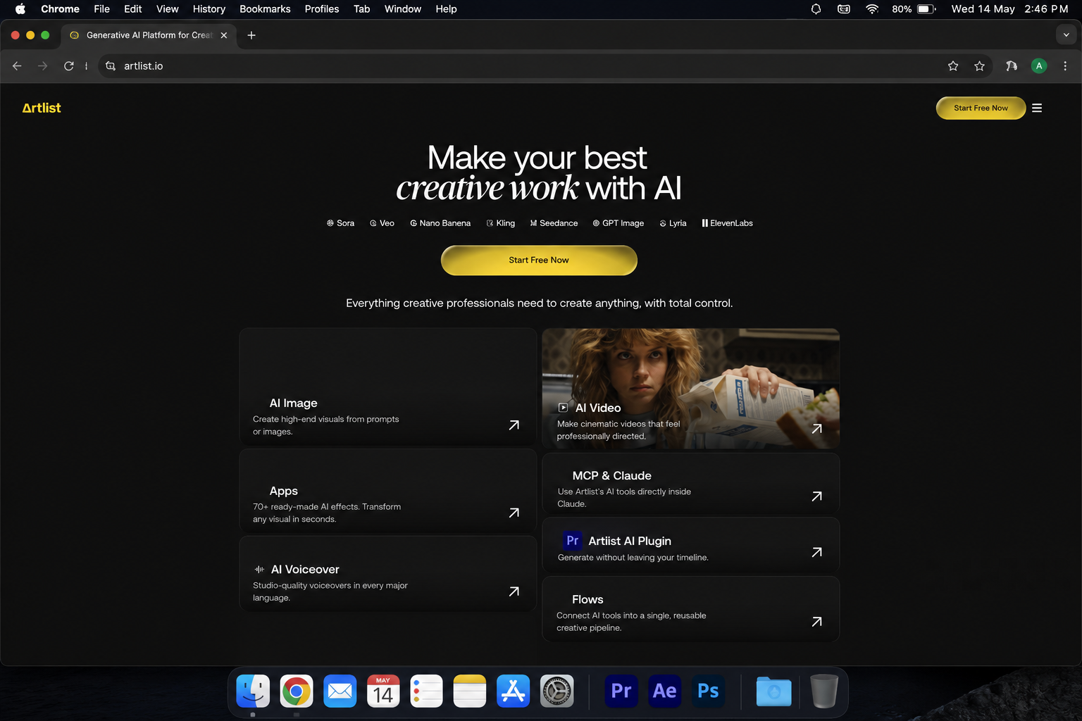 this is Featured image of this article "artlist ai"