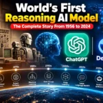 World’s first reasoning AI model timeline from 1956 to 2024 featuring ChatGPT and DeepSeek